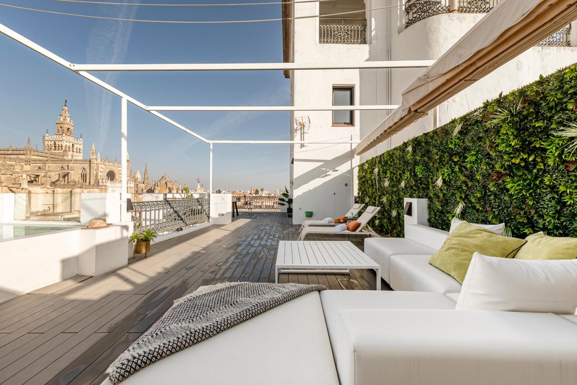 Isg Apartments Modern Atticpool At The Cathedralfree Parking Siviglia Esterno foto